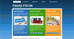 Desktop Screenshot of finanz-fiscum.de