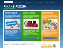 Tablet Screenshot of finanz-fiscum.de